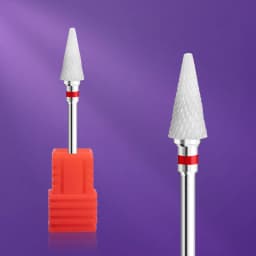 LadyMisty Ceramic Carbide Nail Drill Bit Nail Cutter Rotate Burr Milling Bits Electric Drill Machine For Manicure Pedicure Tools