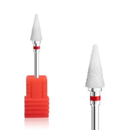 LadyMisty Ceramic Carbide Nail Drill Bit Nail Cutter Rotate Burr Milling Bits Electric Drill Machine For Manicure Pedicure Tools