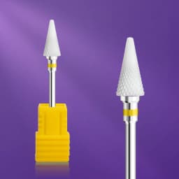 LadyMisty Ceramic Carbide Nail Drill Bit Nail Cutter Rotate Burr Milling Bits Electric Drill Machine For Manicure Pedicure Tools