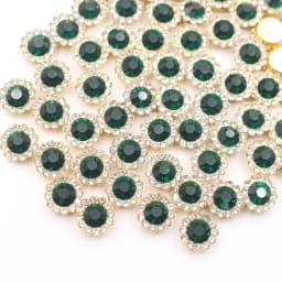 30PCS-100PCS Gold Flower Claw Rhinestones Glitter Crystals Trim Stones Beads Garment Crafts Sew On Rhinestones for Clothes Gems