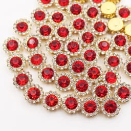 30PCS-100PCS Gold Flower Claw Rhinestones Glitter Crystals Trim Stones Beads Garment Crafts Sew On Rhinestones for Clothes Gems