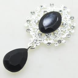 NDelicate Shining Brooch 45*25mm 10Pcs/Set Crystal Accessories Fashion Gorgeous Wedding Invitation Holiday Creative Decoration