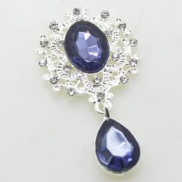 NDelicate Shining Brooch 45*25mm 10Pcs/Set Crystal Accessories Fashion Gorgeous Wedding Invitation Holiday Creative Decoration