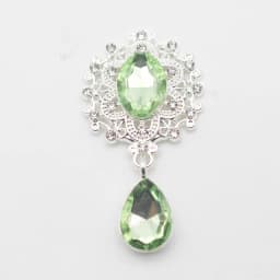 NDelicate Shining Brooch 45*25mm 10Pcs/Set Crystal Accessories Fashion Gorgeous Wedding Invitation Holiday Creative Decoration