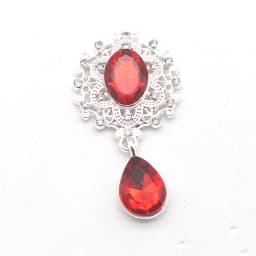 NDelicate Shining Brooch 45*25mm 10Pcs/Set Crystal Accessories Fashion Gorgeous Wedding Invitation Holiday Creative Decoration