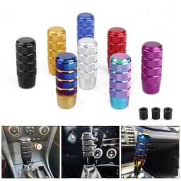 Universal 95mm Non-Slip gear stick Gear Shift Knob M8 M10 M12 Universal Car Manual Transmission Aluminum gear shifter knob