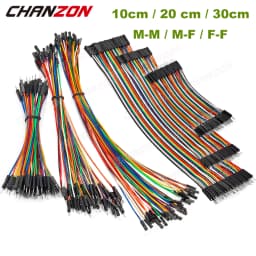 40-120Pcs 10cm 20cm 30cm Dupont Cable Jumper Wire Kit Male Female 24AWG Copper Long Ribbon Connector Set for DIY Breadboard Line