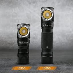 Sofirn SP40A TIR Optics Rechargeable LED Headlamp TN-3535 1200lm 18650 Headlight 18350 Angle Flashlight with Magnet Tail
