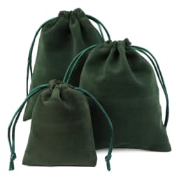 10pcs/lot Drawstring High Quality Velvet Bag Short Plush Multi-color For Jewelry Packaging Christmas Wedding Jewelry Gift Bags