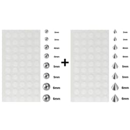New Sticker Fake Eyebow Dimple Face Piercing Belly Nose Ring Lip Stud No Piercied Earring Dermal Anchor Top Body Jewelry