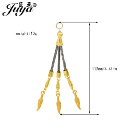 2pcs/lot Tassel Charms Gold Color Pendant For Earrings Necklaces DIY Handmade Decorations Supplies Jewelry Making Accessories