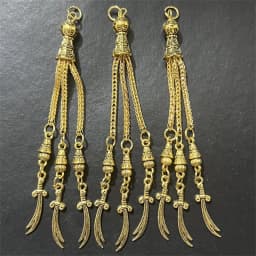2pcs/lot Tassel Charms Gold Color Pendant For Earrings Necklaces DIY Handmade Decorations Supplies Jewelry Making Accessories