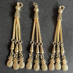 2pcs/lot Tassel Charms Gold Color Pendant For Earrings Necklaces DIY Handmade Decorations Supplies Jewelry Making Accessories