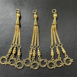 2pcs/lot Tassel Charms Gold Color Pendant For Earrings Necklaces DIY Handmade Decorations Supplies Jewelry Making Accessories