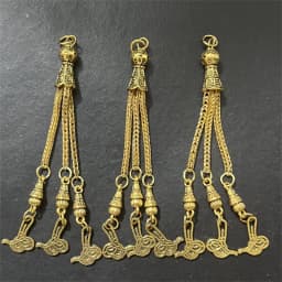 2pcs/lot Tassel Charms Gold Color Pendant For Earrings Necklaces DIY Handmade Decorations Supplies Jewelry Making Accessories