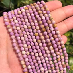 Natural Blue Sapphire Round Faceted Loose Spacer Tiny Beads DIY Bracelet Earring Charms for Jewelry Making 15inch  2/3/4mm