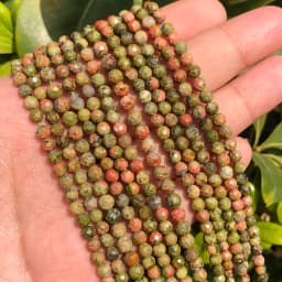 Natural Blue Sapphire Round Faceted Loose Spacer Tiny Beads DIY Bracelet Earring Charms for Jewelry Making 15inch  2/3/4mm