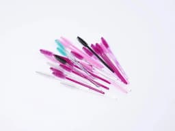 ANNAFRIS 50Pcs Eyelash Brush Soft Head Spiral Crystal Eyebrow Brush Lash Extension Brush Mascara Wand Makeup Tool