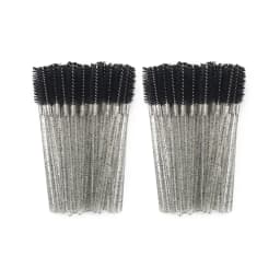 ANNAFRIS 50Pcs Eyelash Brush Soft Head Spiral Crystal Eyebrow Brush Lash Extension Brush Mascara Wand Makeup Tool