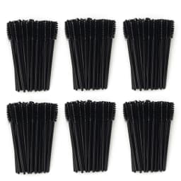 ANNAFRIS 50Pcs Eyelash Brush Soft Head Spiral Crystal Eyebrow Brush Lash Extension Brush Mascara Wand Makeup Tool