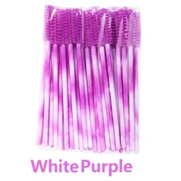 ANNAFRIS 50Pcs Eyelash Brush Soft Head Spiral Crystal Eyebrow Brush Lash Extension Brush Mascara Wand Makeup Tool