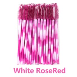 ANNAFRIS 50Pcs Eyelash Brush Soft Head Spiral Crystal Eyebrow Brush Lash Extension Brush Mascara Wand Makeup Tool