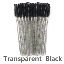 ANNAFRIS 50Pcs Eyelash Brush Soft Head Spiral Crystal Eyebrow Brush Lash Extension Brush Mascara Wand Makeup Tool