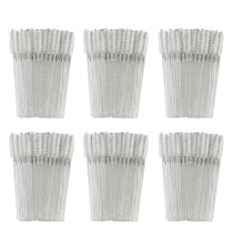 ANNAFRIS 50Pcs Eyelash Brush Soft Head Spiral Crystal Eyebrow Brush Lash Extension Brush Mascara Wand Makeup Tool