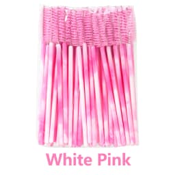 ANNAFRIS 50Pcs Eyelash Brush Soft Head Spiral Crystal Eyebrow Brush Lash Extension Brush Mascara Wand Makeup Tool