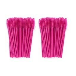 ANNAFRIS 50Pcs Eyelash Brush Soft Head Spiral Crystal Eyebrow Brush Lash Extension Brush Mascara Wand Makeup Tool