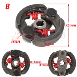 2 Stroke 47cc 49cc Aluminum or Iron Minimoto Centrifugal Clutch Alloy Mini Moto Dirt Bike Atv Quad 2 Shoe Spring 3 Shoe Spring
