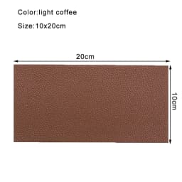 1Pc Leather Repair Patches 10x20cm Self-Adhesive Leather Couch Patch Leather Repair Tape Waterproof for Couches Sofa Car Seats