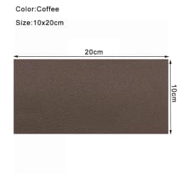 1Pc Leather Repair Patches 10x20cm Self-Adhesive Leather Couch Patch Leather Repair Tape Waterproof for Couches Sofa Car Seats