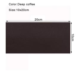 1Pc Leather Repair Patches 10x20cm Self-Adhesive Leather Couch Patch Leather Repair Tape Waterproof for Couches Sofa Car Seats