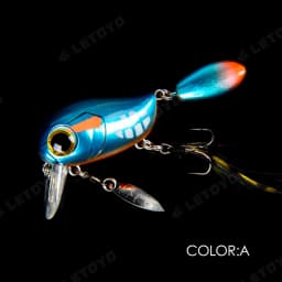 LETOYO 40mm 8g Floating Crankbait Artificial Surface Fishing Bait Crank Wobbler Shallow Topwater Trout Bass Fishing Lures