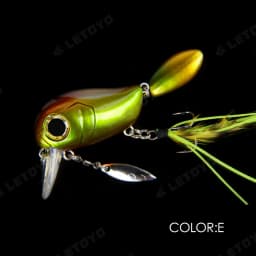 LETOYO 40mm 8g Floating Crankbait Artificial Surface Fishing Bait Crank Wobbler Shallow Topwater Trout Bass Fishing Lures