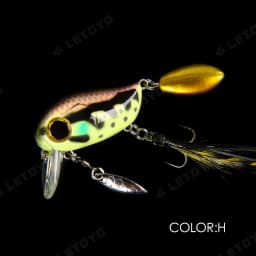 LETOYO 40mm 8g Floating Crankbait Artificial Surface Fishing Bait Crank Wobbler Shallow Topwater Trout Bass Fishing Lures