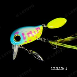LETOYO 40mm 8g Floating Crankbait Artificial Surface Fishing Bait Crank Wobbler Shallow Topwater Trout Bass Fishing Lures