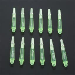 12 Pcs 45/35mm Plastic Darts Professional Darts Shafts 4.5mm Screw Thread Transparent Dart Stems with Stainless Steel O Ring