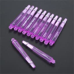 12 Pcs 45/35mm Plastic Darts Professional Darts Shafts 4.5mm Screw Thread Transparent Dart Stems with Stainless Steel O Ring