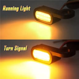 Motorcycle Mini LED E Mark Turn Signal Light Running Indicator Lamp For Harley Touring Street Road Glide Softail Sportster XL883