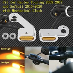 Motorcycle Mini LED E Mark Turn Signal Light Running Indicator Lamp For Harley Touring Street Road Glide Softail Sportster XL883