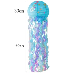 2m Ocean Theme Bubble Garlands Mermaid Birthday Banner Under The Sea Happy Birthday Party Decor Kids Girls Babyshower Supplies
