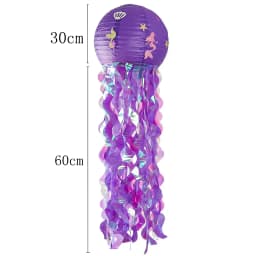 2m Ocean Theme Bubble Garlands Mermaid Birthday Banner Under The Sea Happy Birthday Party Decor Kids Girls Babyshower Supplies