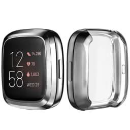 Screen Protector Tpu Case for Fitbit Versa 2 Versa 3 Versa Lite Waterproof Smartwatch Shell Bumper Cover for Fitbit Versa Sense
