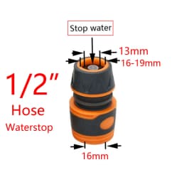 Garden Hose Quick Connector 1/2 3/4 1 Inch Pipe Coupler Stop Water Connector 32/20/16mm Repair Joint Irrigation System