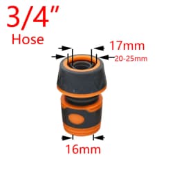 Garden Hose Quick Connector 1/2 3/4 1 Inch Pipe Coupler Stop Water Connector 32/20/16mm Repair Joint Irrigation System