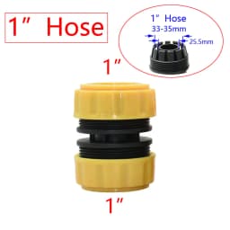 Garden Hose Quick Connector 1/2 3/4 1 Inch Pipe Coupler Stop Water Connector 32/20/16mm Repair Joint Irrigation System