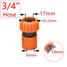 Garden Hose Quick Connector 1/2 3/4 1 Inch Pipe Coupler Stop Water Connector 32/20/16mm Repair Joint Irrigation System