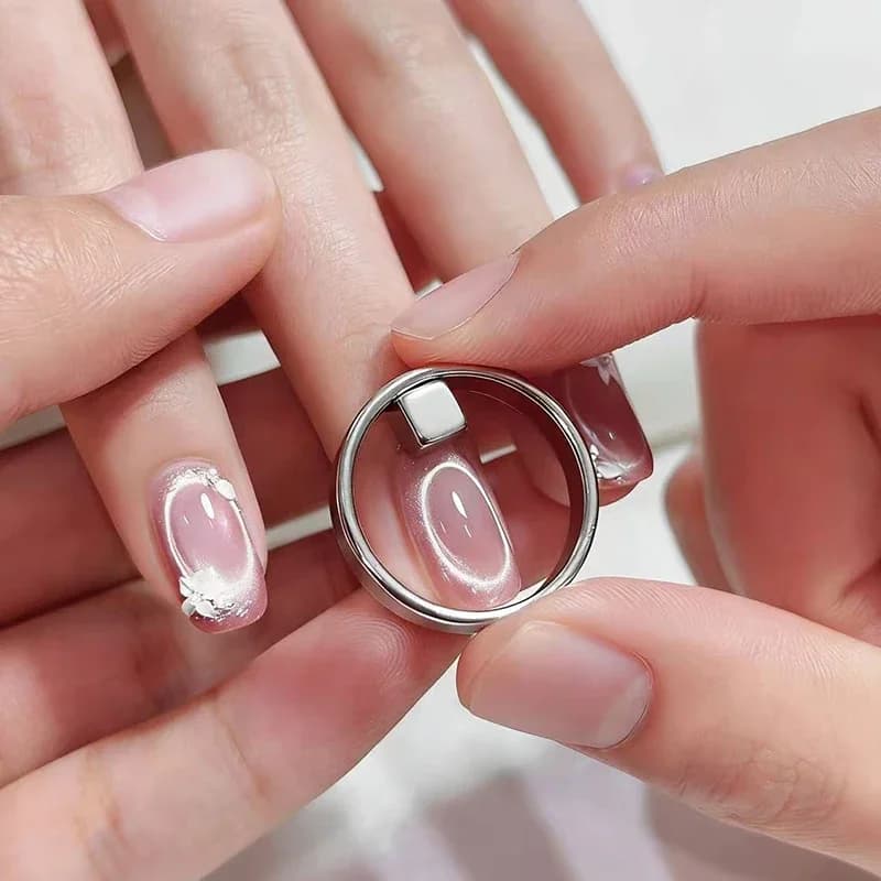 New Circular Cat Eye Nail Art Black Hole Magnet Strong Nail Art Gel Polish Guide Tool DIY Magnetic Nail Helper Manicure Design